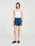 Jeansshorts mit Strass