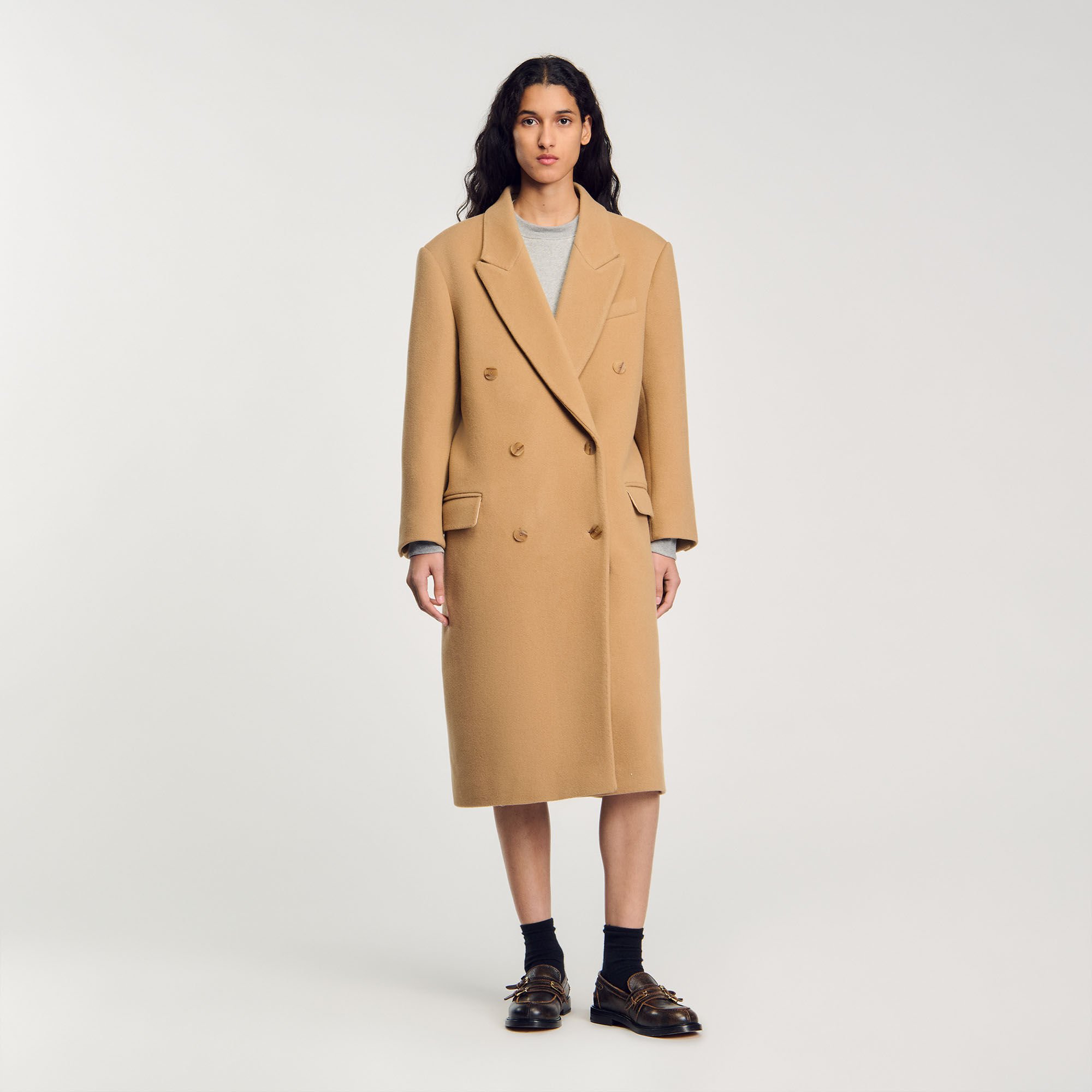 Sandro beige jacket outlet
