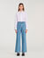 Weite Jeans mit hohem Bund
