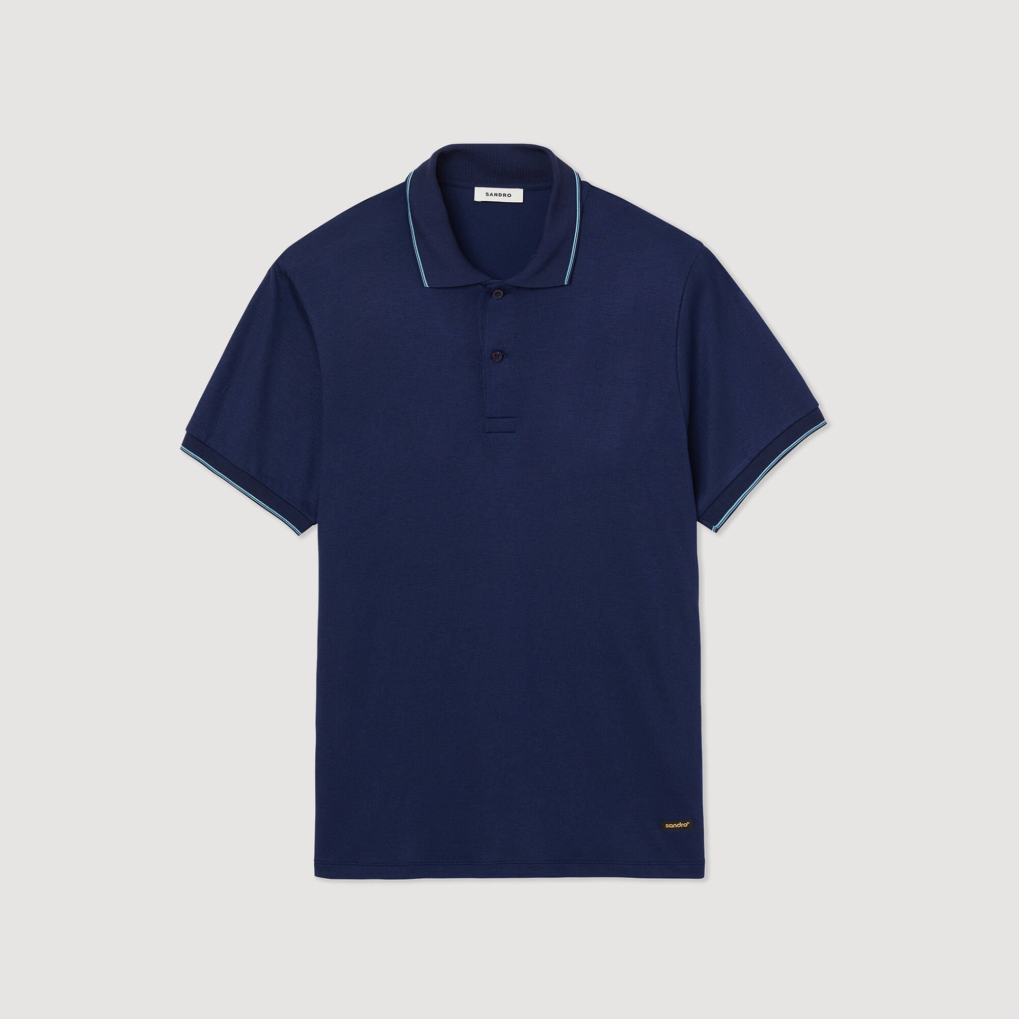 Poloshirt mit Einfassbändern