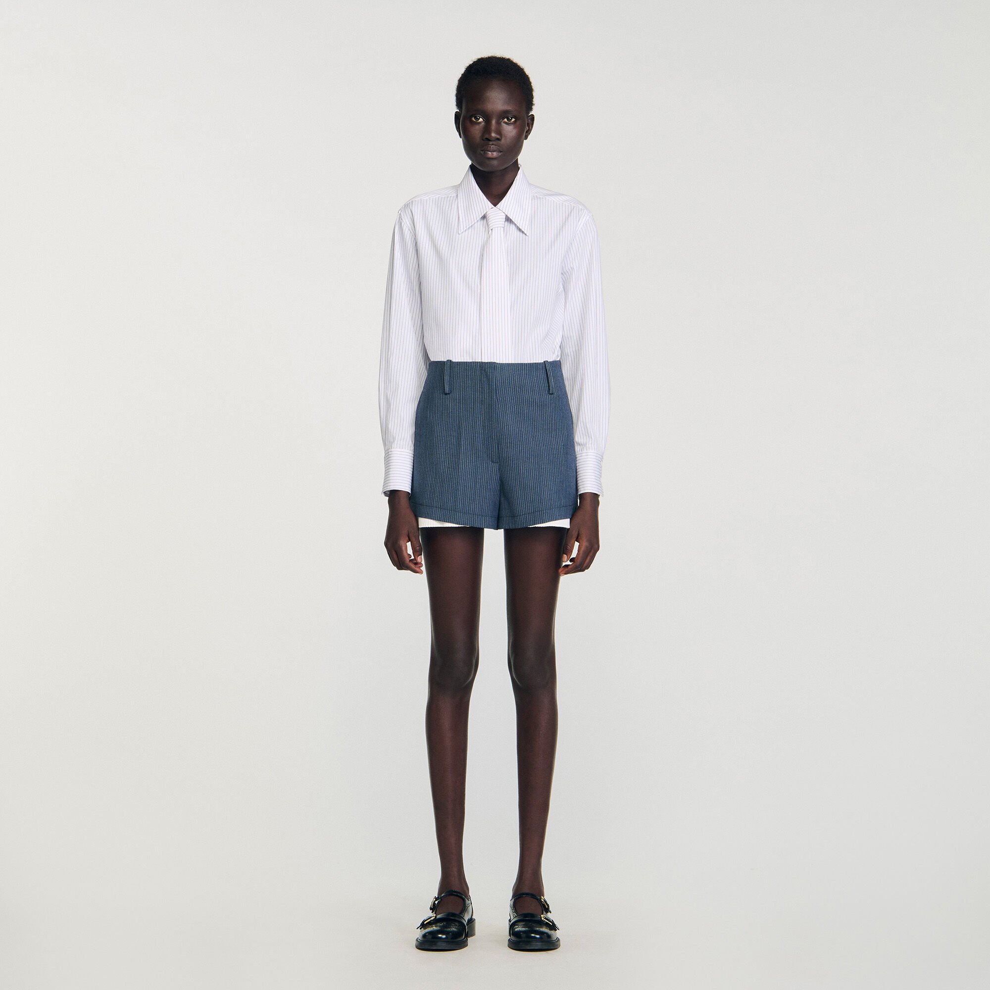 Gestreifte Shorts