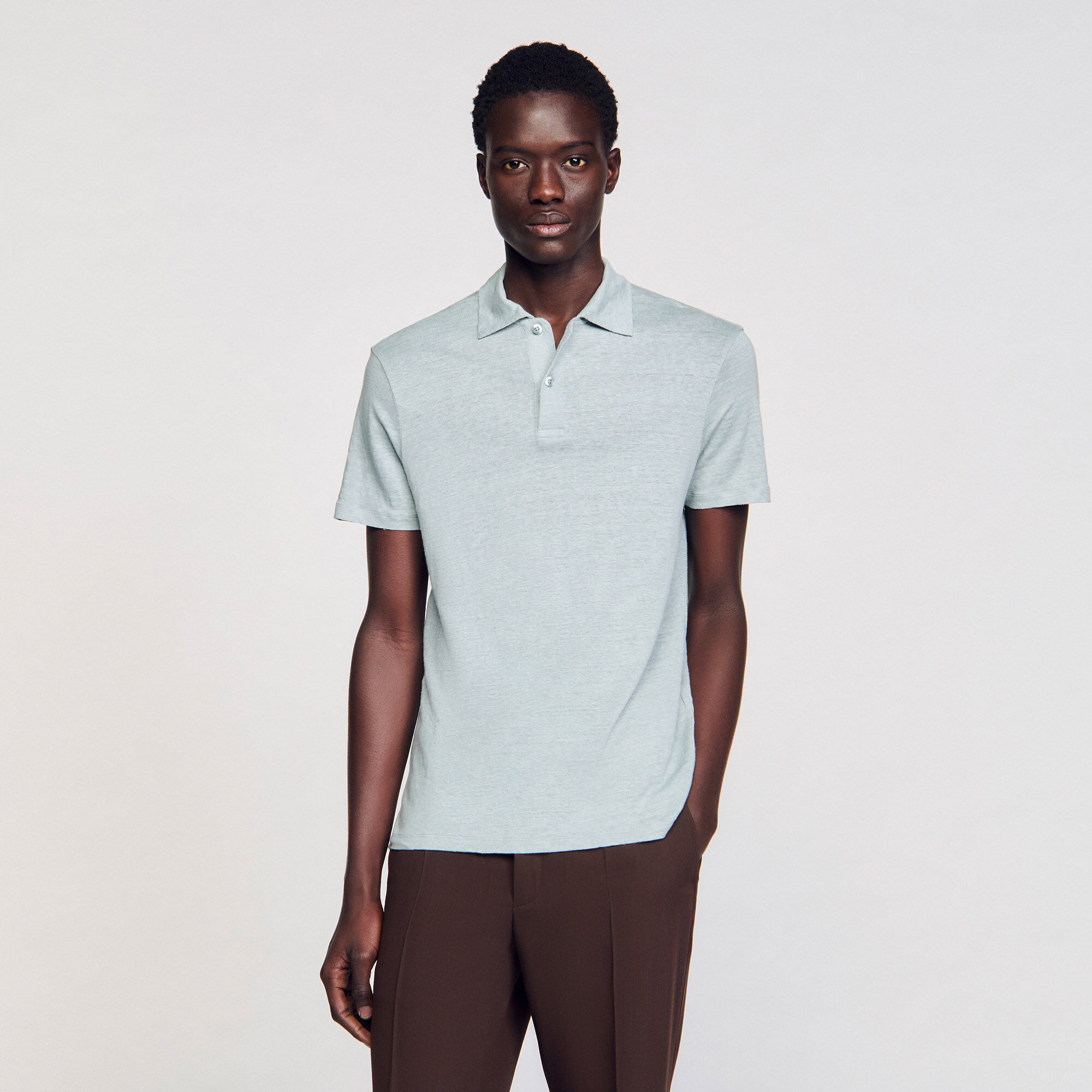 Poloshirt aus Leinen