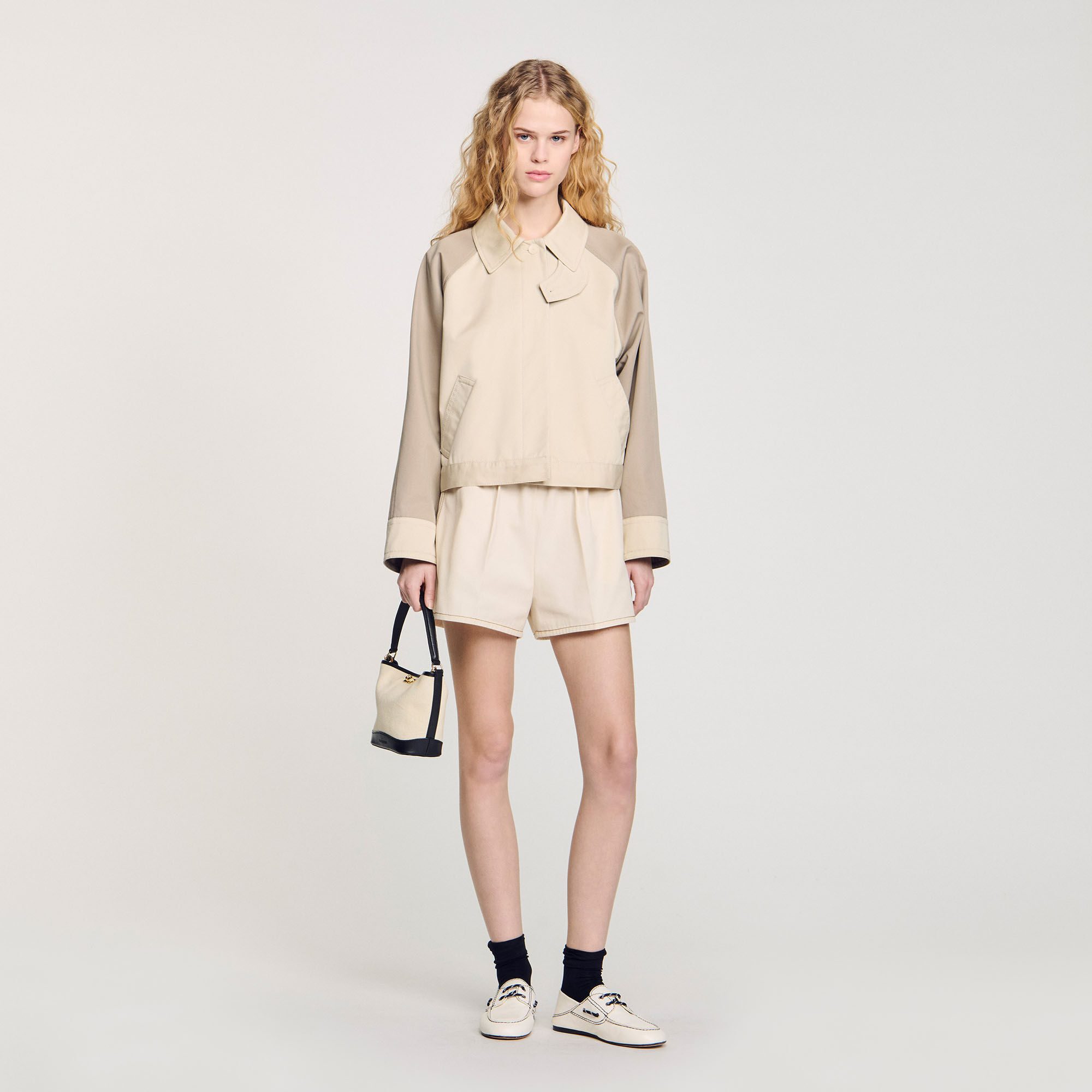 Zweifarbiger Blouson