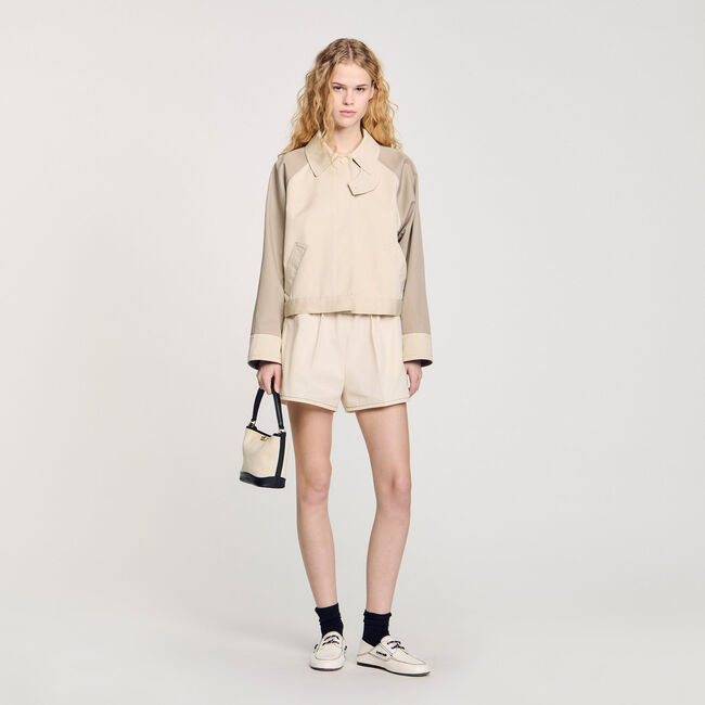 Zweifarbiger Blouson