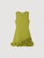 Kurzes Strickkleid mit Blumen