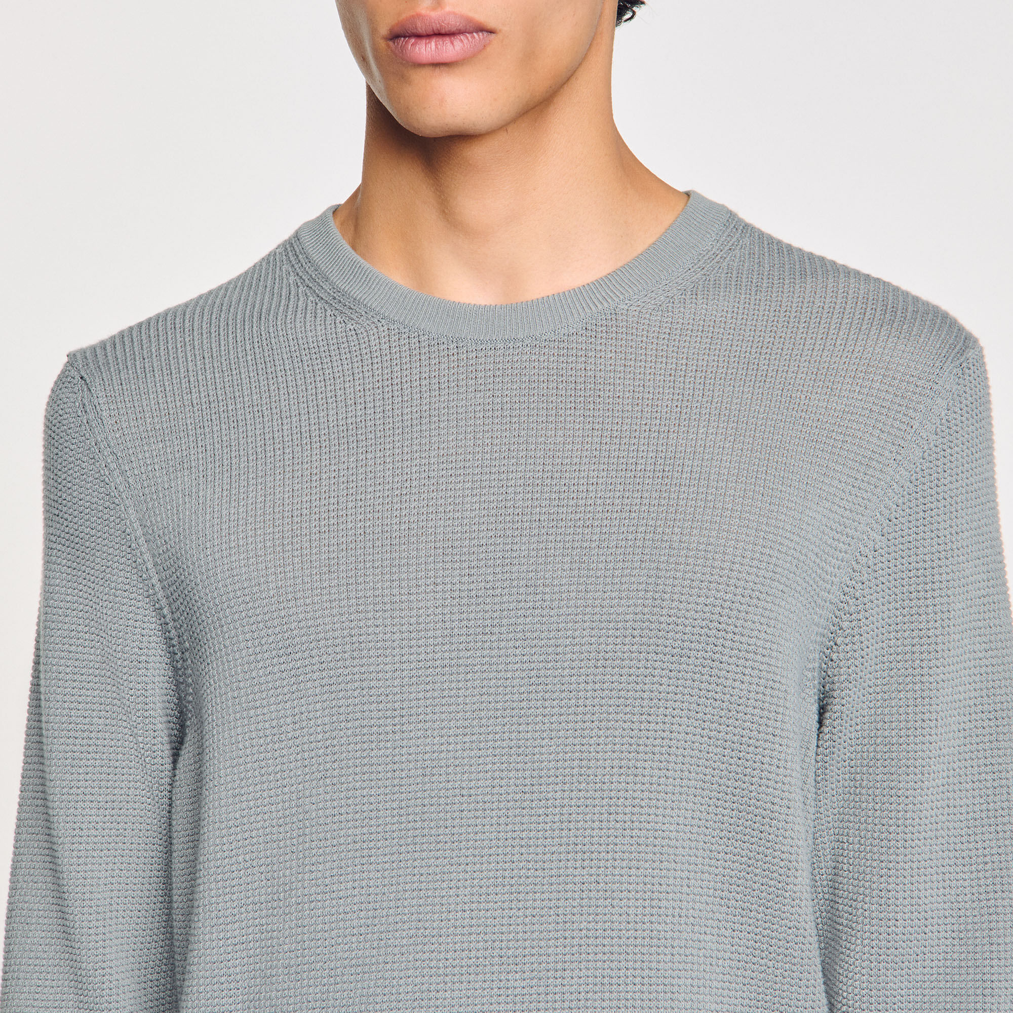 Pullover aus texturiertem Strick - Herren | Sandro
