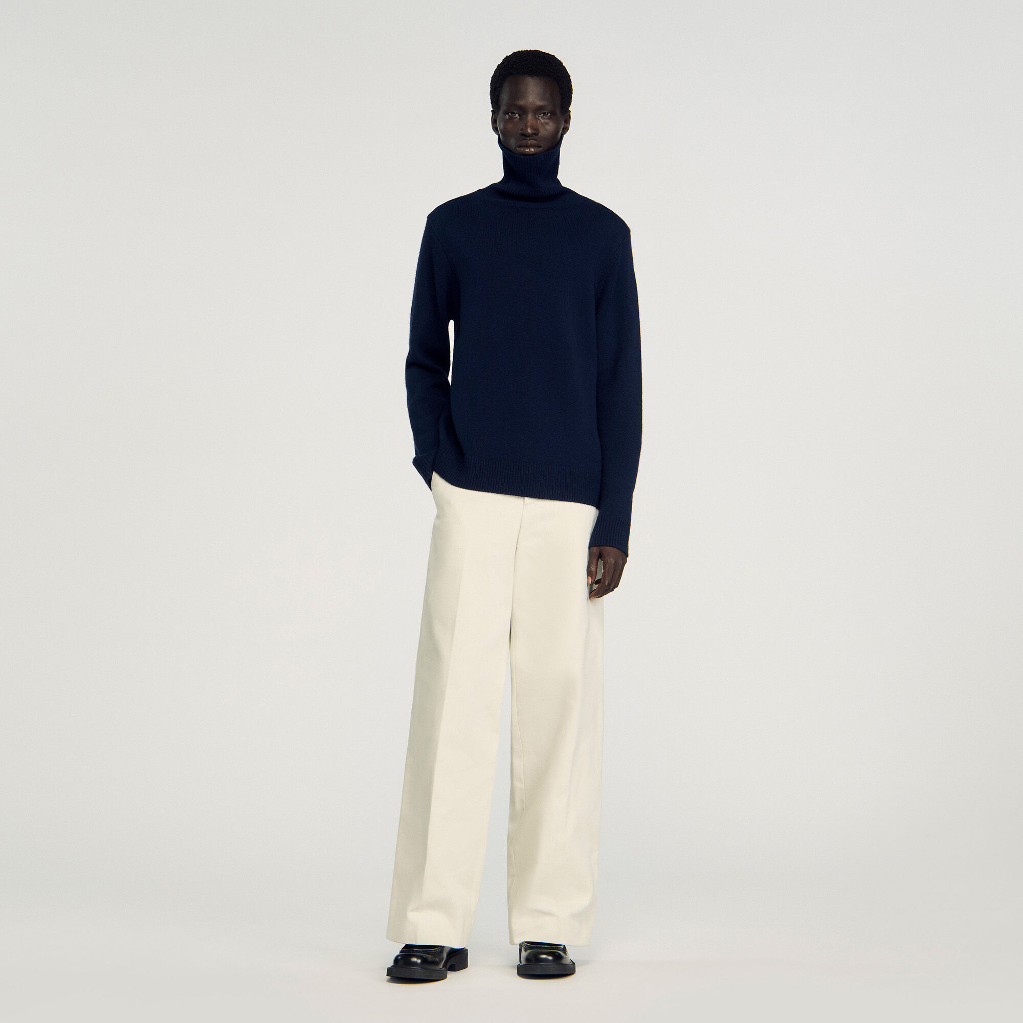 Rollkragenpullover aus Wolle & Kaschmir