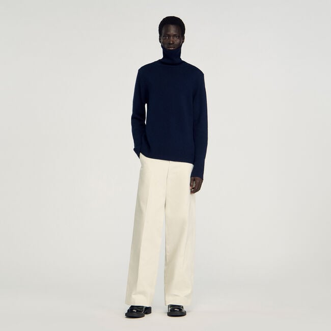 Rollkragenpullover aus Wolle & Kaschmir