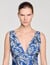 Langes Kleid mit Blumendruck