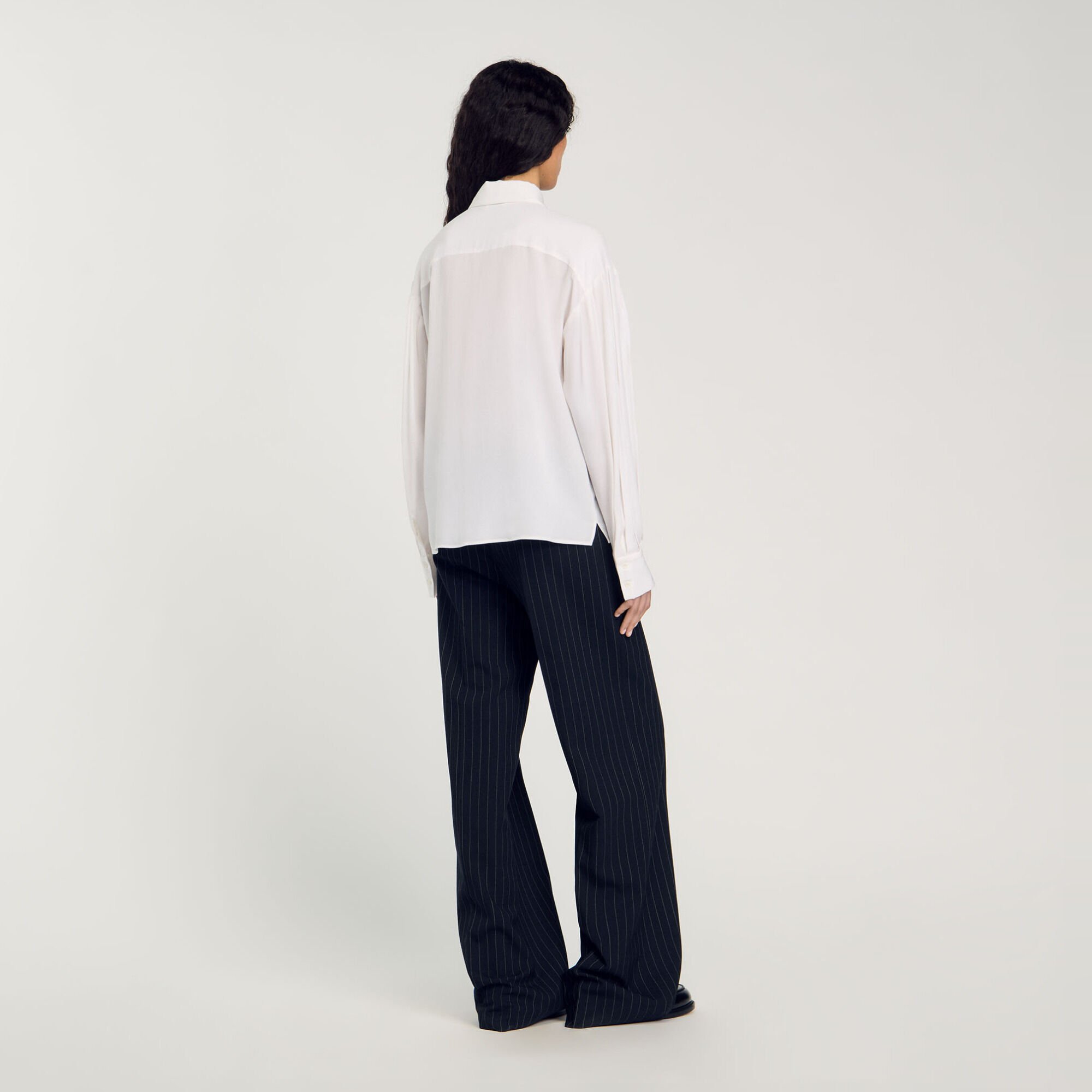 Flie&szlig;endes Seidenhemd