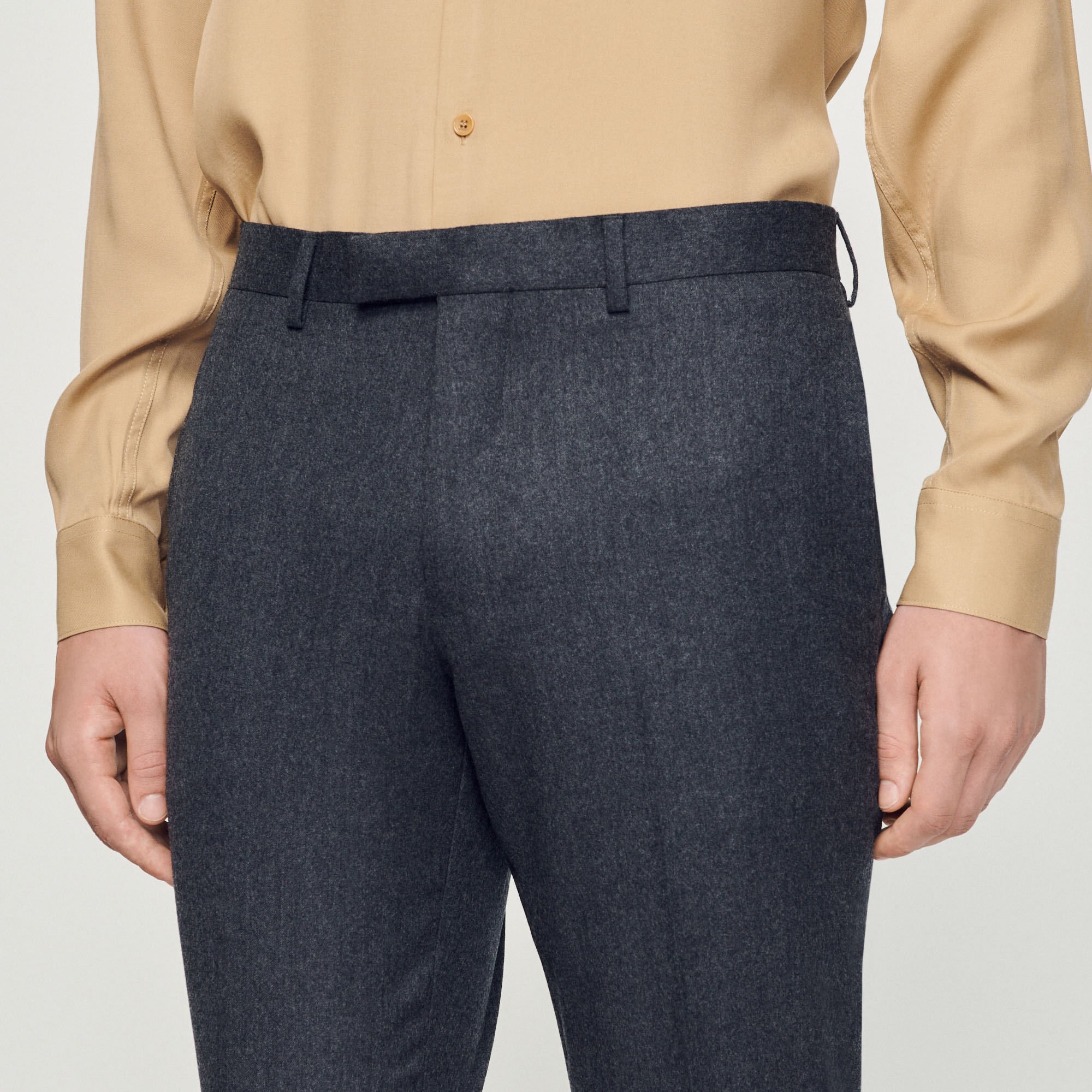 Anzughose aus Flanell