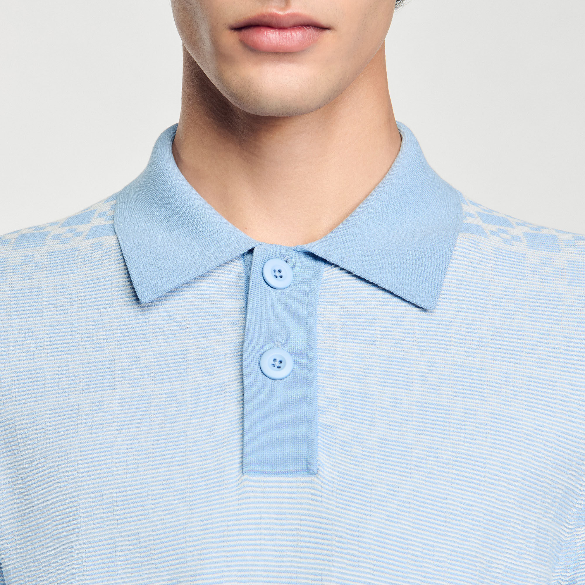 Poloshirt mit „Square Cross“-Muster