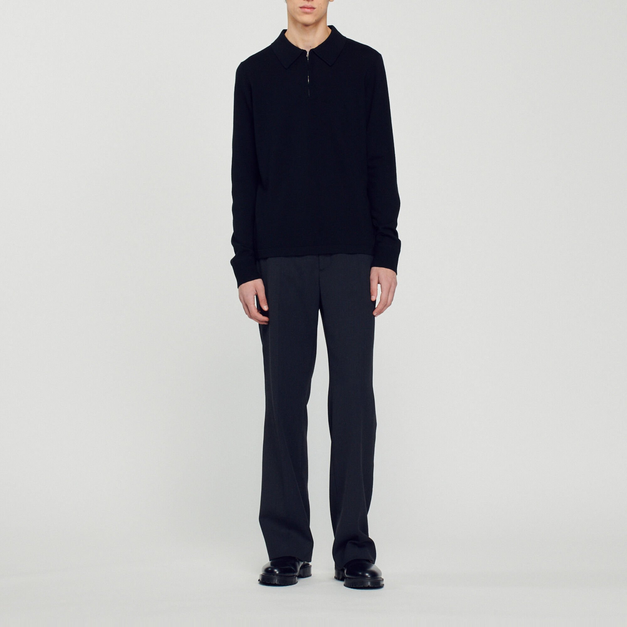 Polopullover aus Strick