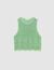 Top mit ausgefallenem Strickmuster