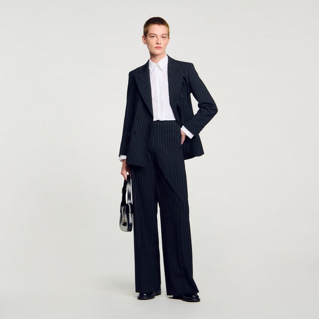 Gestreifter Blazer