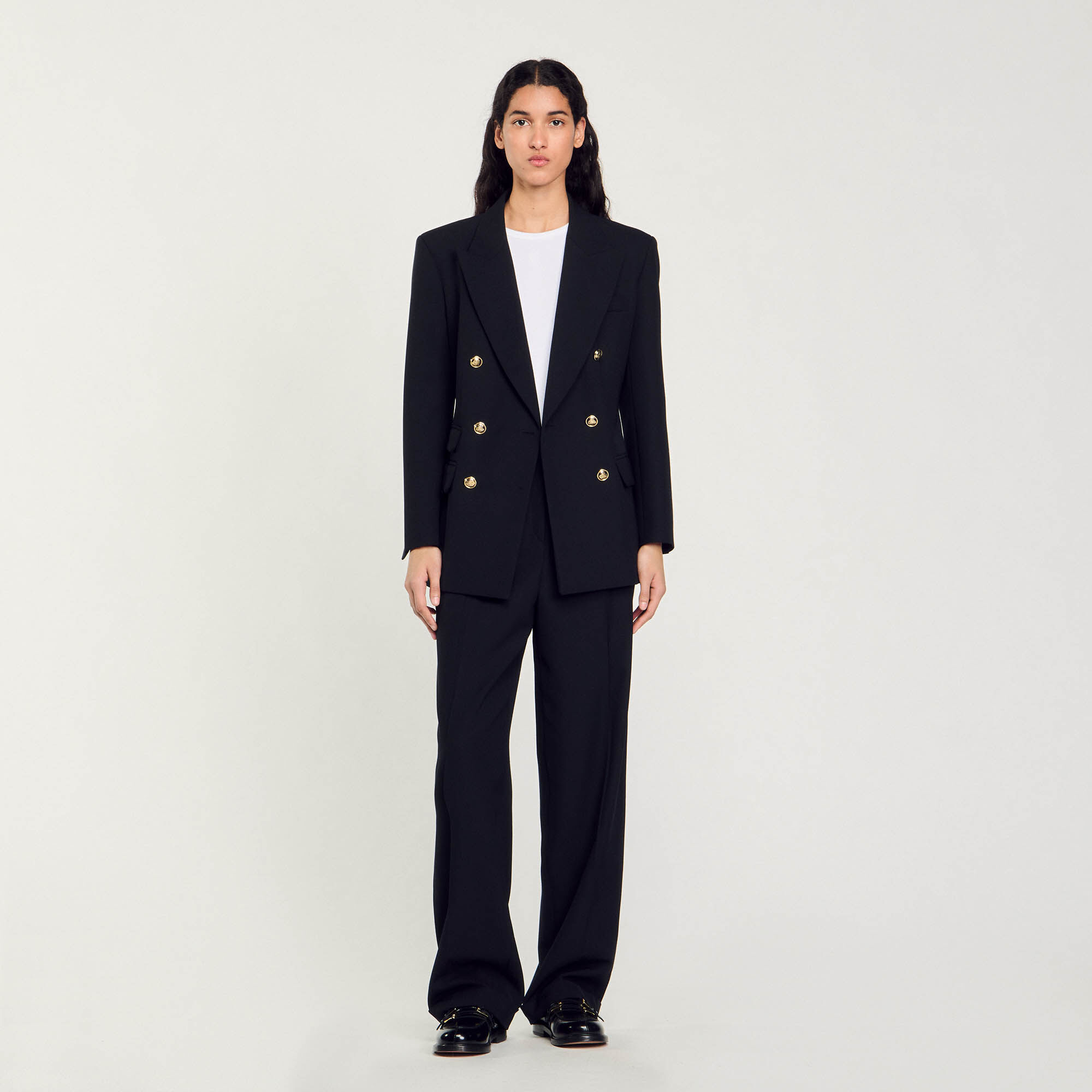 Blazer mit doppelreihiger Knopfleiste