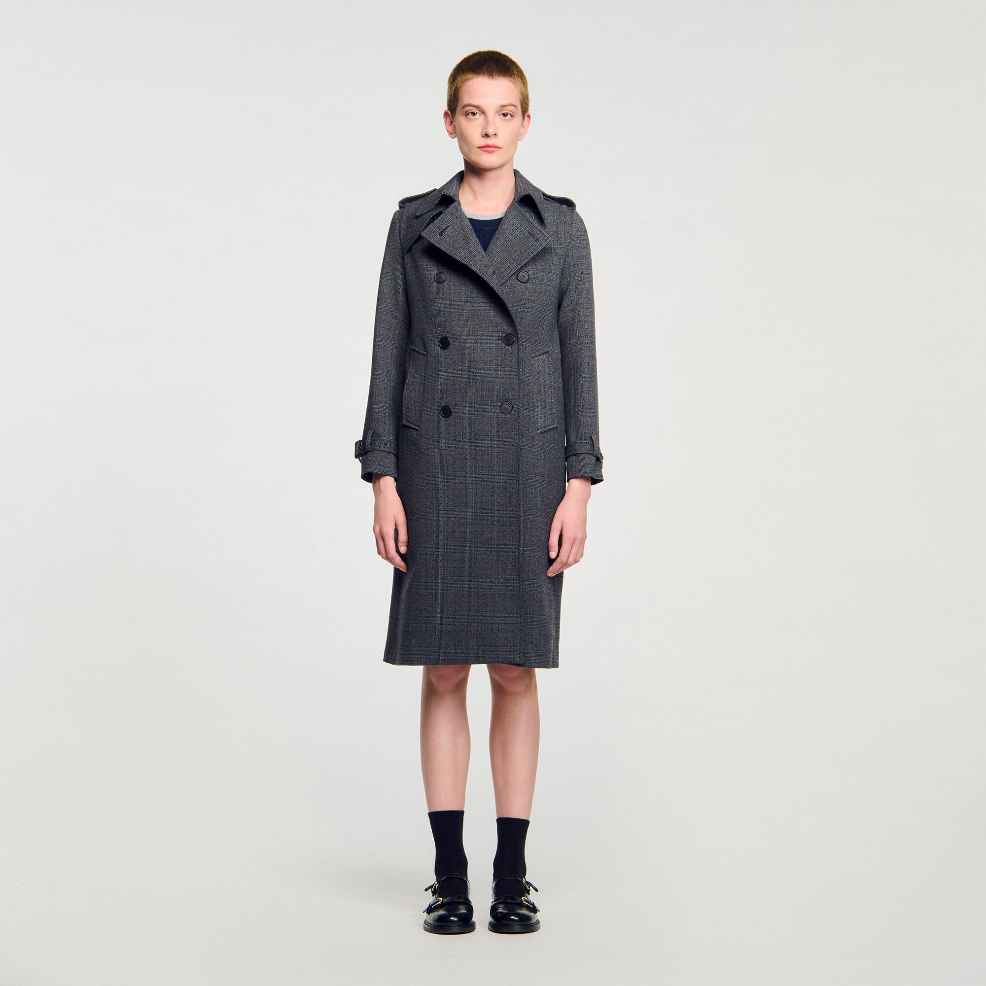 Trenchcoat mit Strass