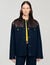 Blouson aus Denim und Leder
