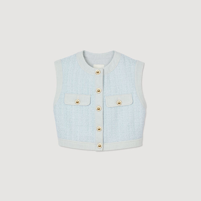 Jacke aus dekorativem Tweed