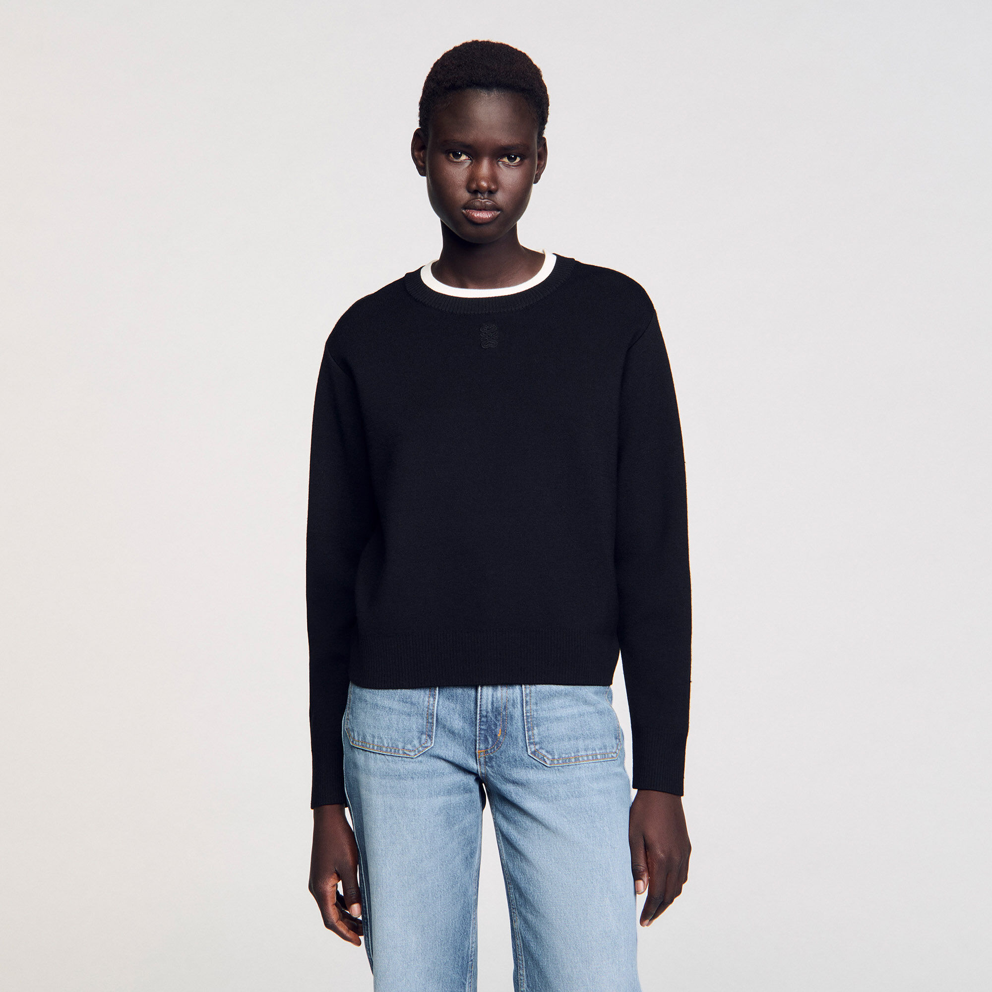 Pullover aus Wollgemisch