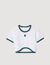 Zweifarbiges kurzes T-Shirt