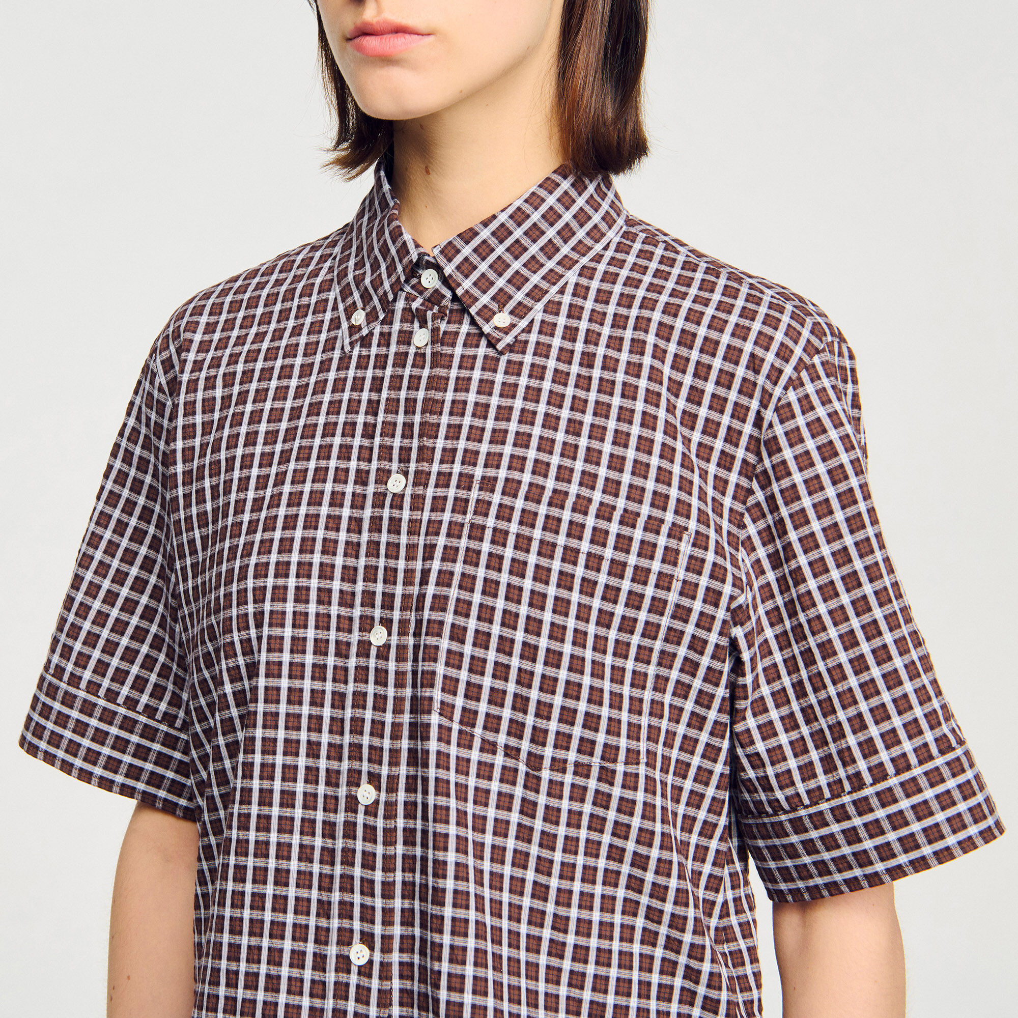 Kariertes Oversize-Hemd