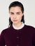 Strickcardigan mit Volantkragen