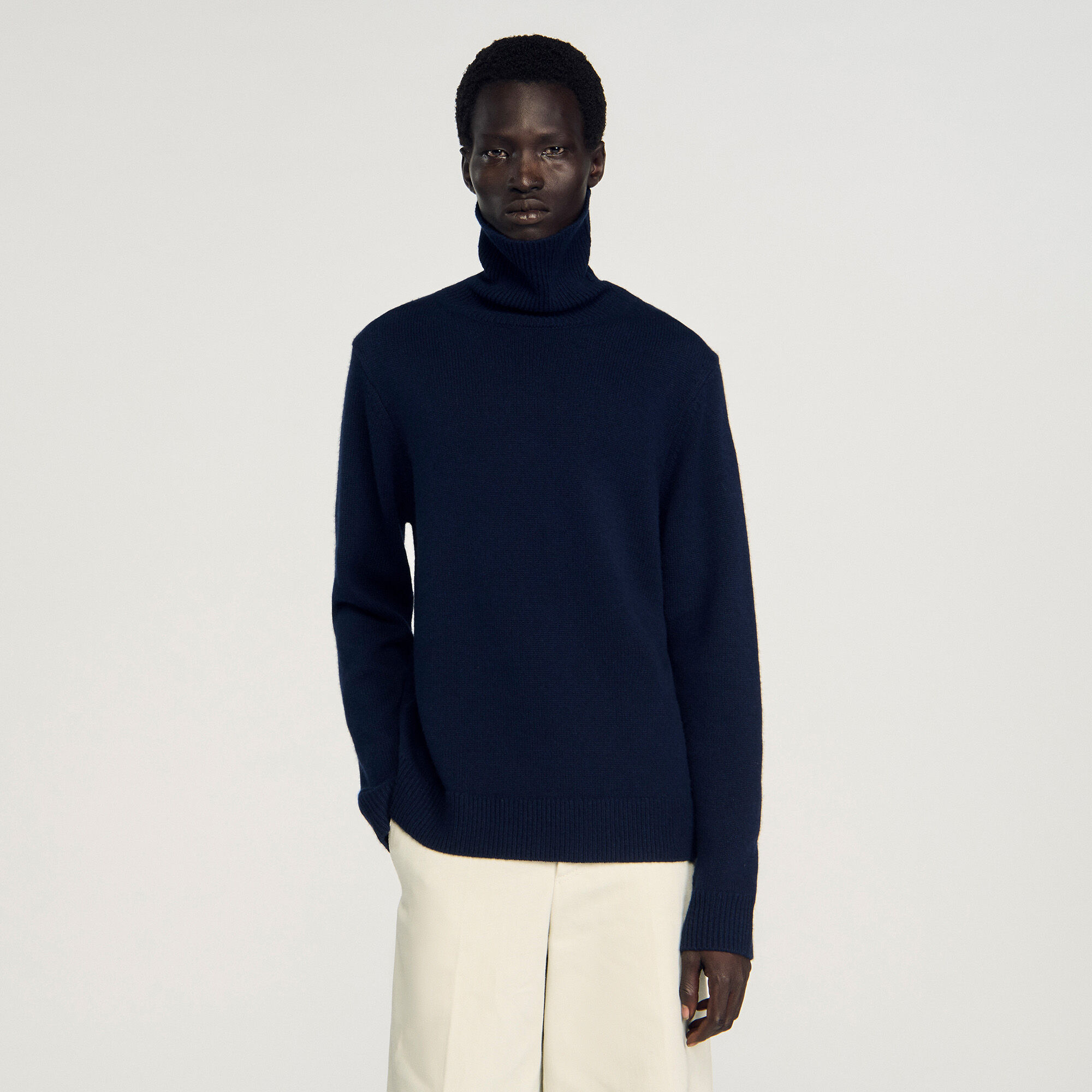 Rollkragenpullover aus Wolle & Kaschmir
