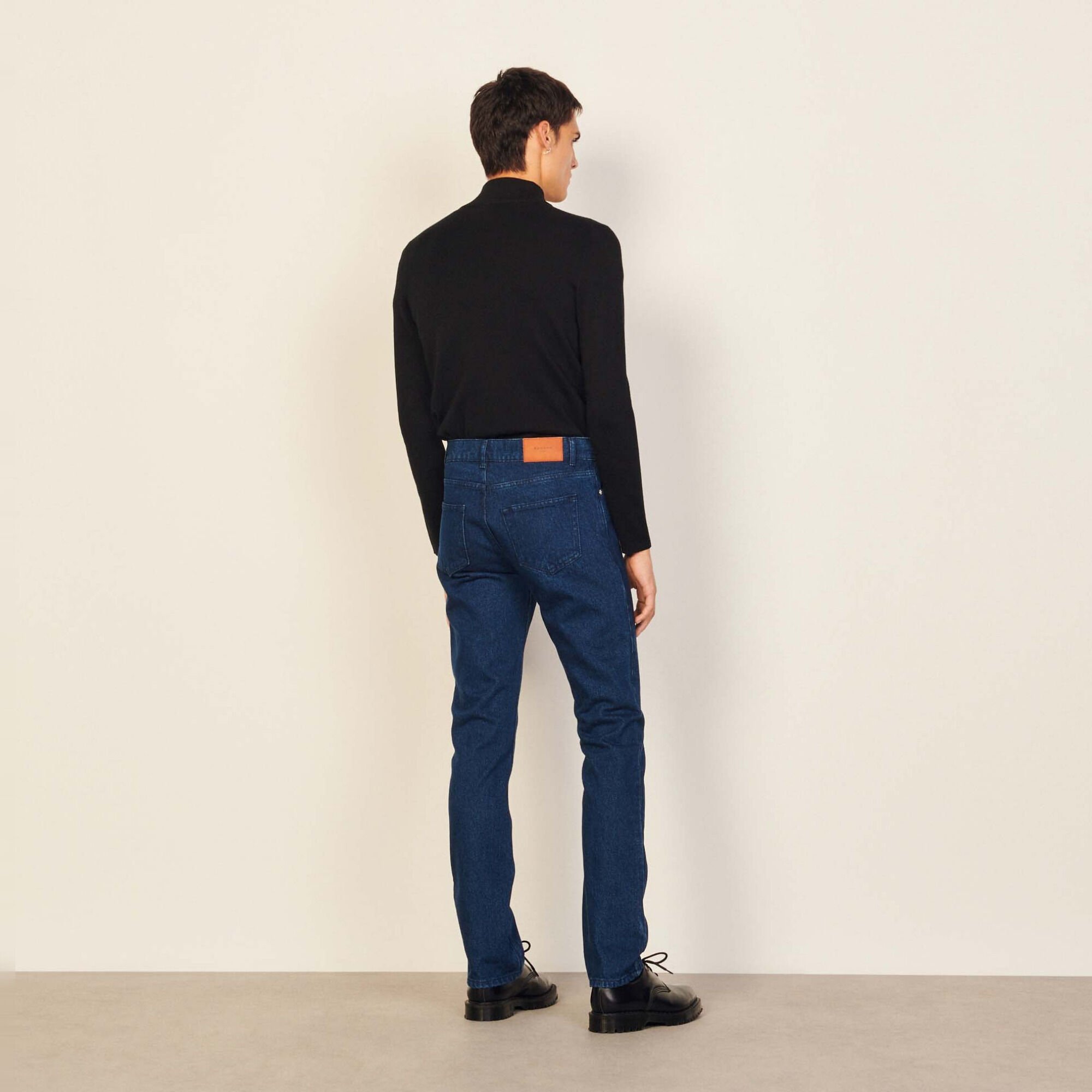 Unbearbeitete Jeans aus Baumwolle