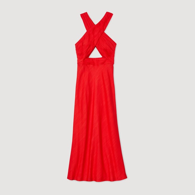 Langes Wickelkleid