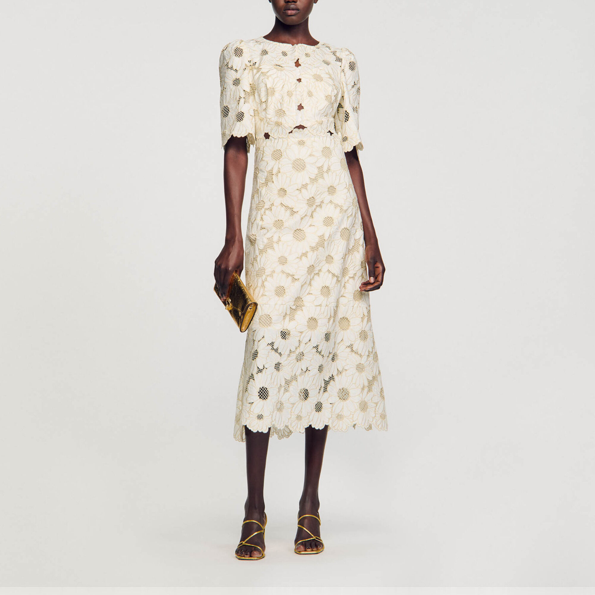 Sandro floral dress top