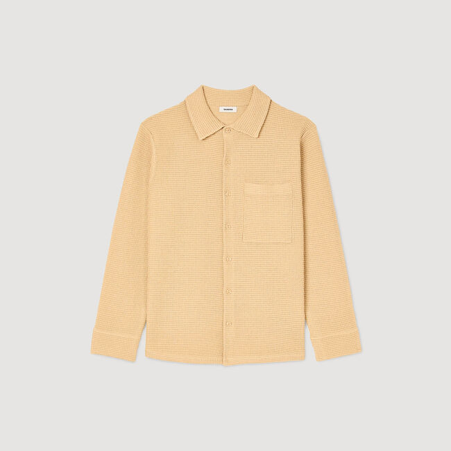 Oversize-Strickhemd