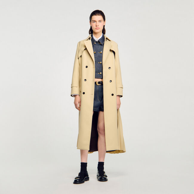 Trenchcoat mit Gürtel