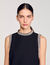 Kurzes Kleid mit Strass-Details