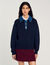 Pullover mit Kragen aus Jeansstoff