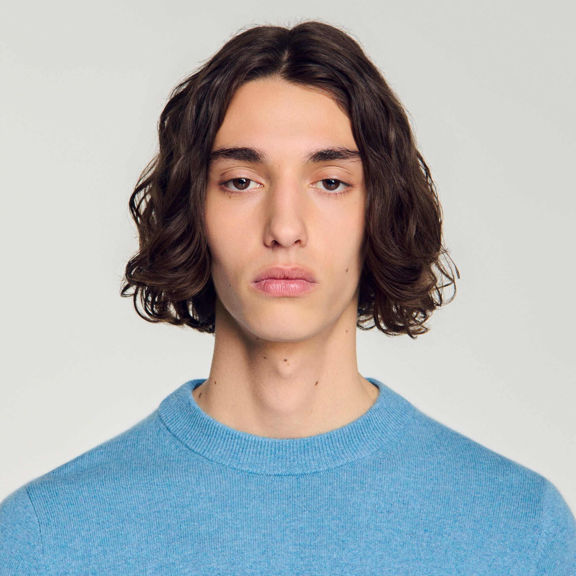 Kaschmirpullover mit Rundhals - Mixte | Sandro