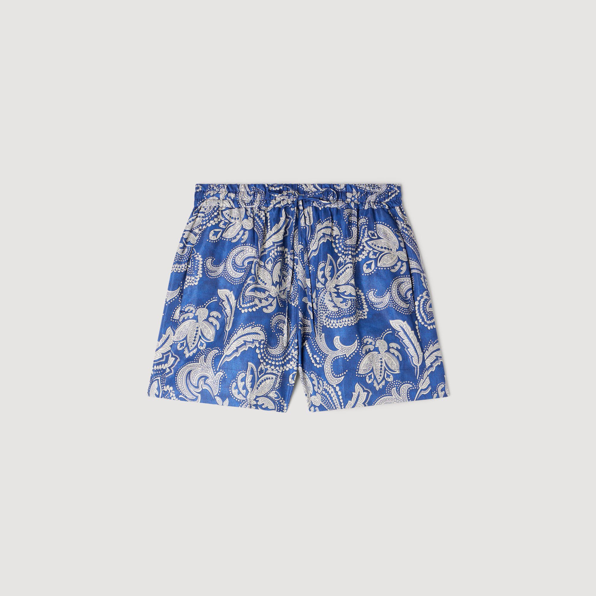 Kurze Shorts mit Blumenprint