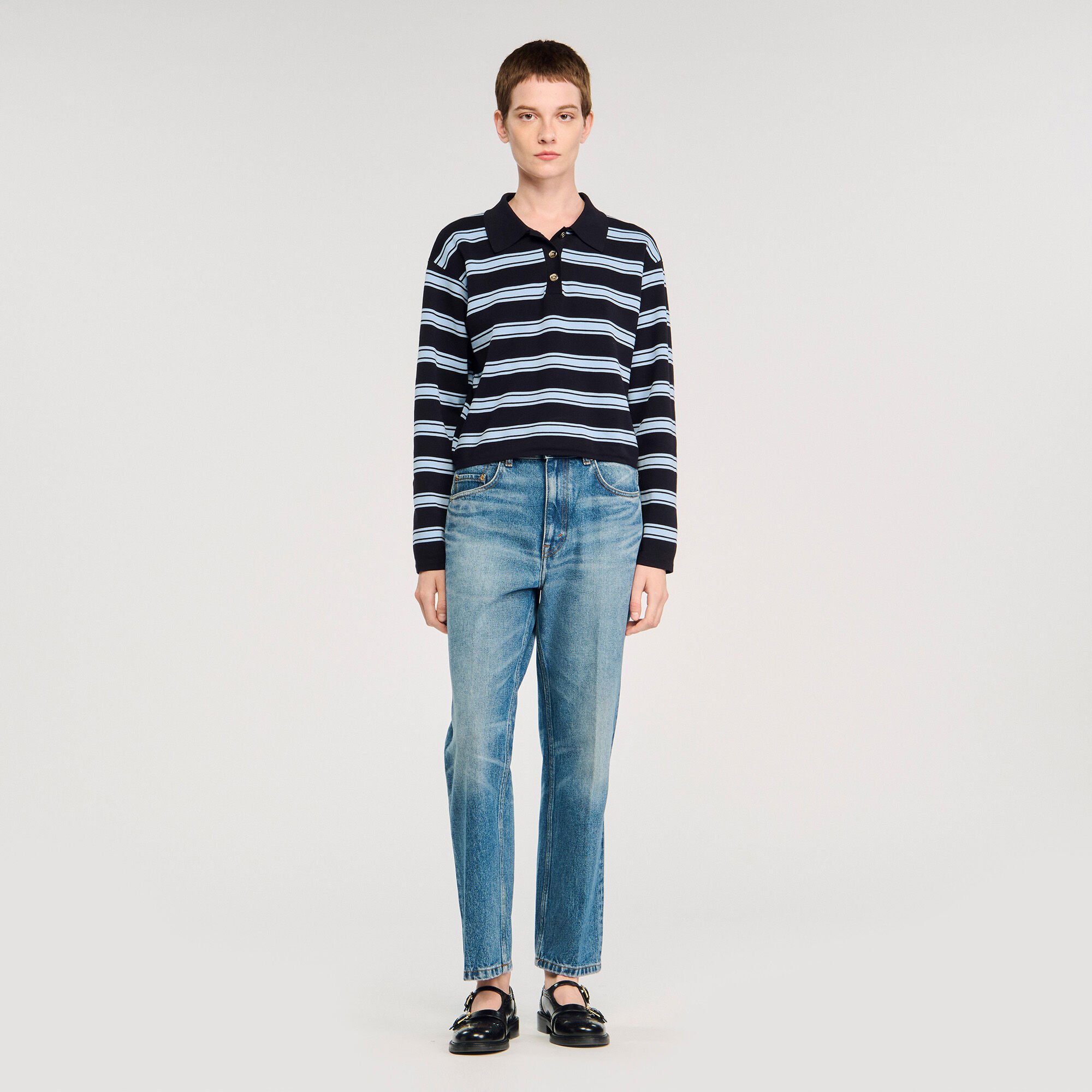 Pullover mit Streifenmuster