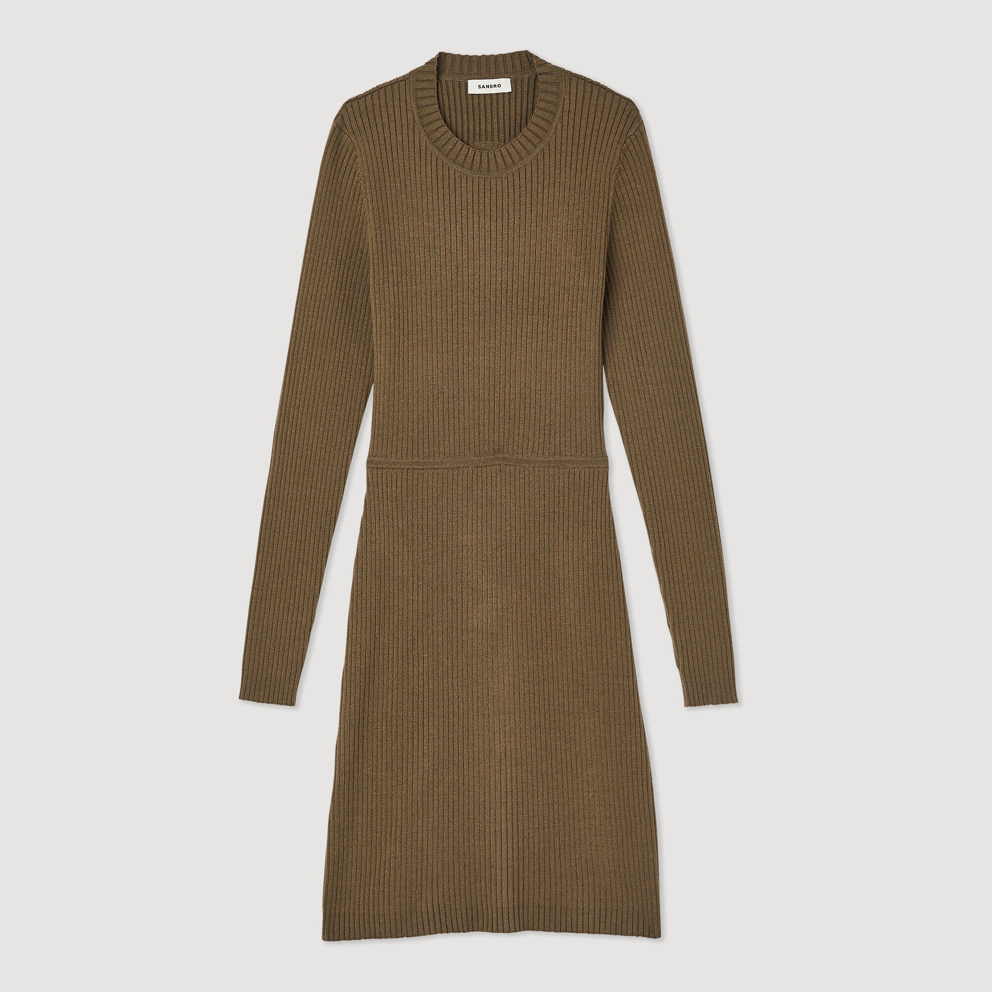 Kleid aus Rippstrick