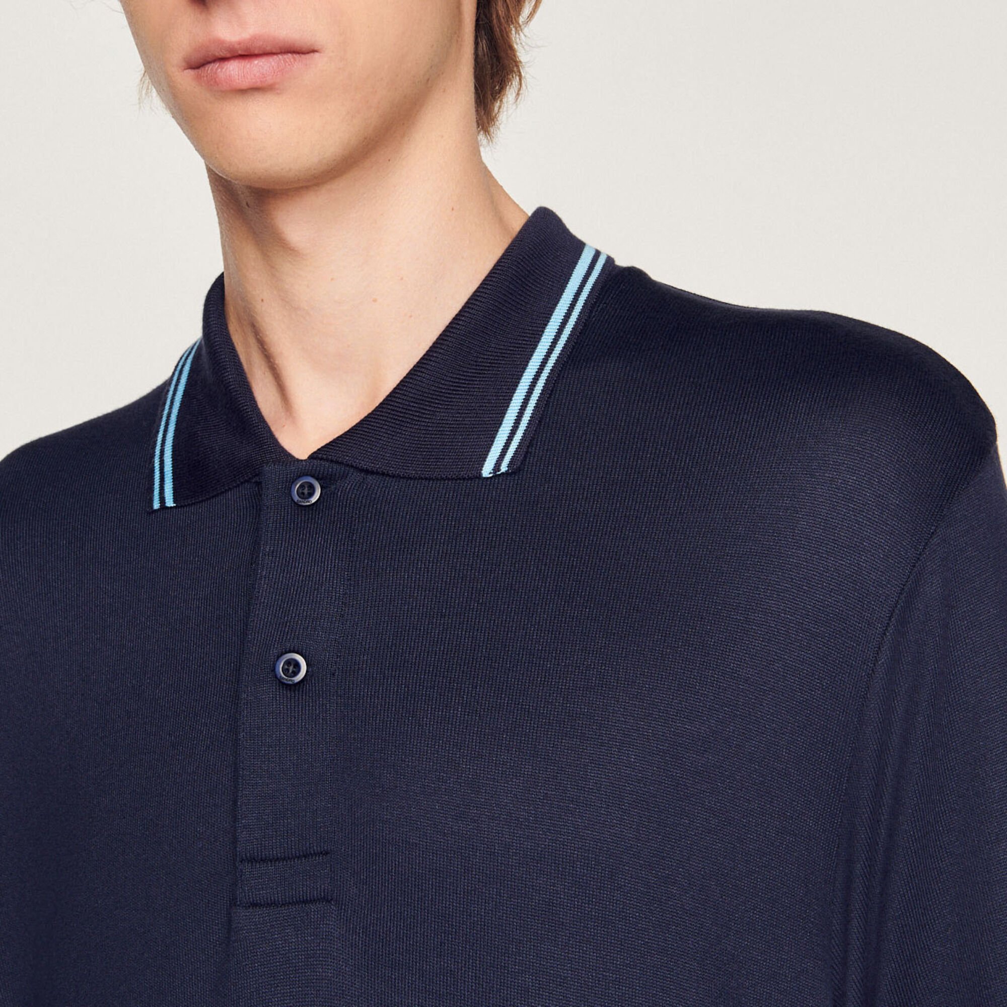 Poloshirt mit Einfassbändern