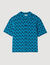 Cardiganhemd mit Seil-Jacquard
