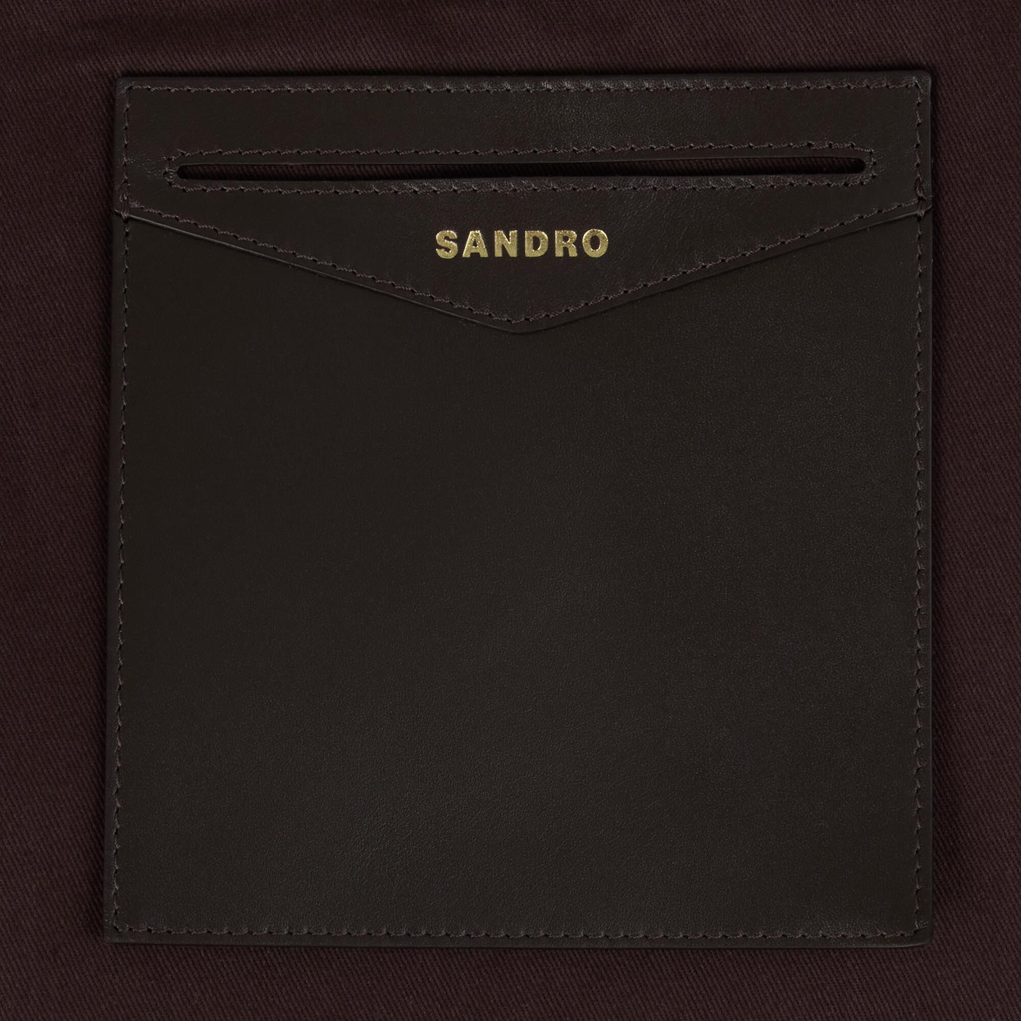 Shopper-Tasche aus Veloursleder