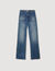 Verwaschene Flared Jeans