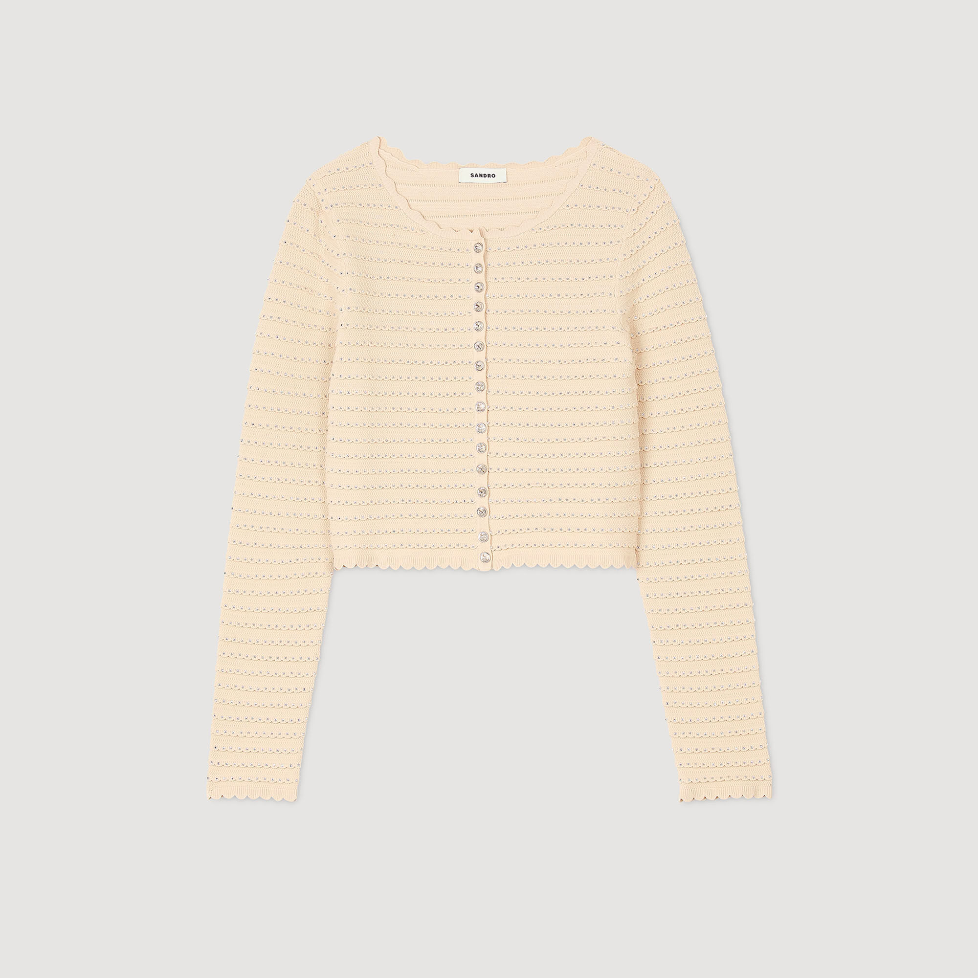 Cardigan mit Strass