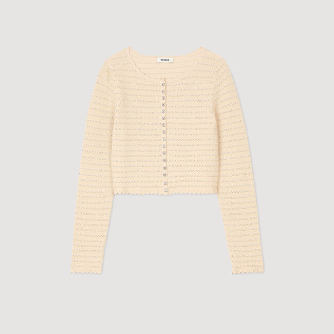 Cardigan mit Strass
