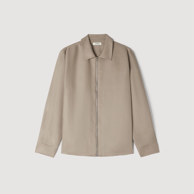 Kapuzenhemd mit klassischem Kragen