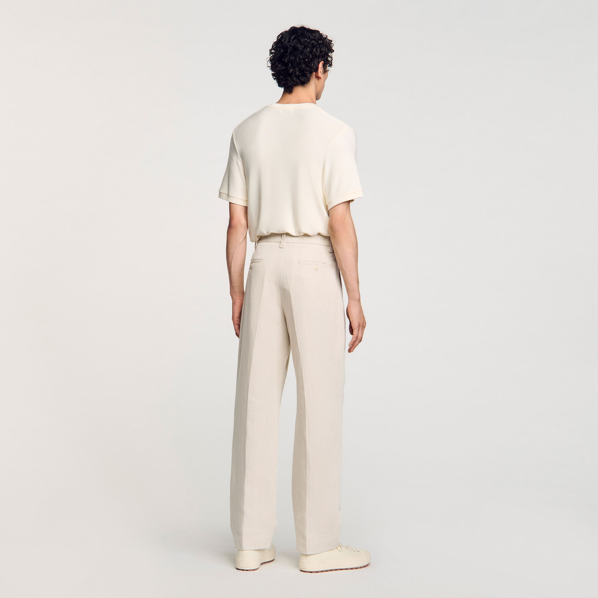 Weite Bundfaltenhose