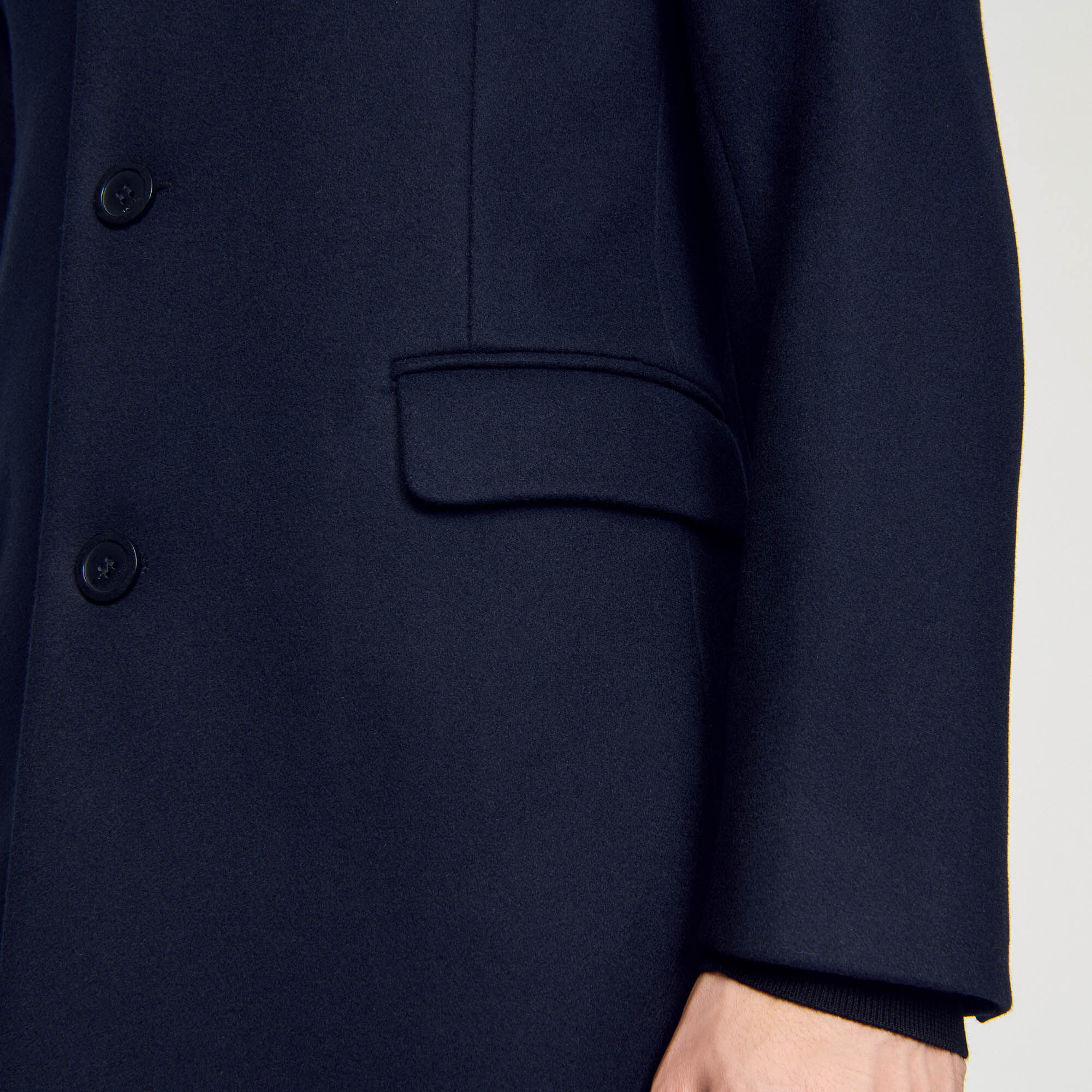 Woll- und Kaschmirmantel