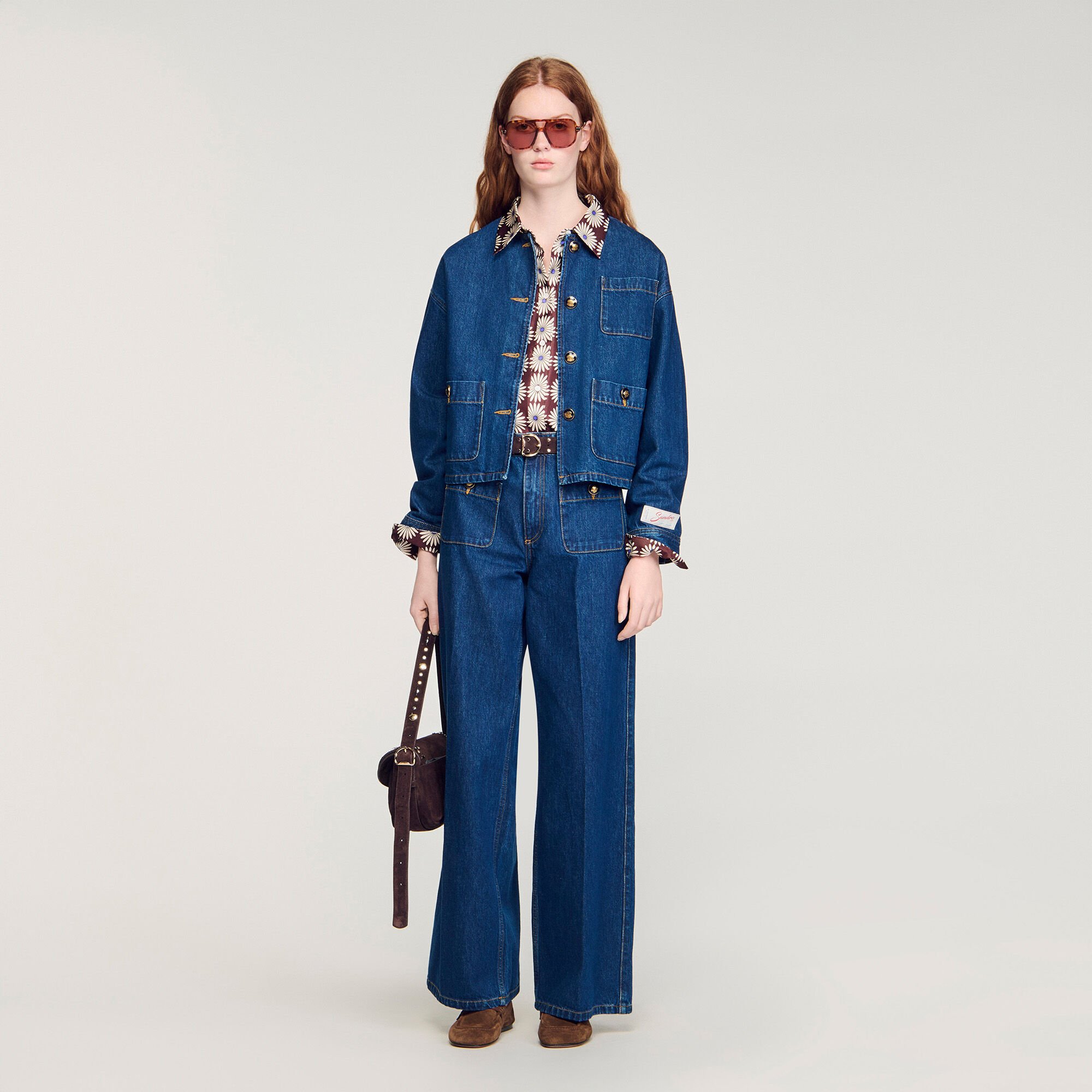 Denimjacke mit Zierkn&ouml;pfen