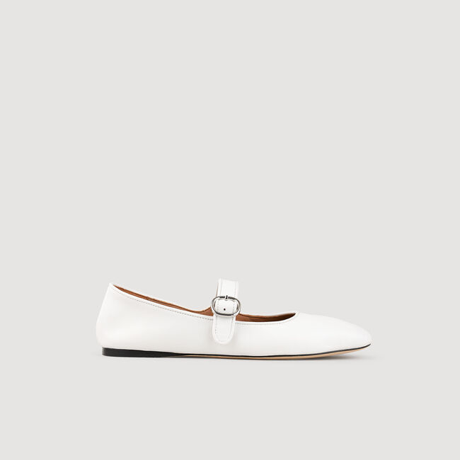 Ballerinas aus Lackleder